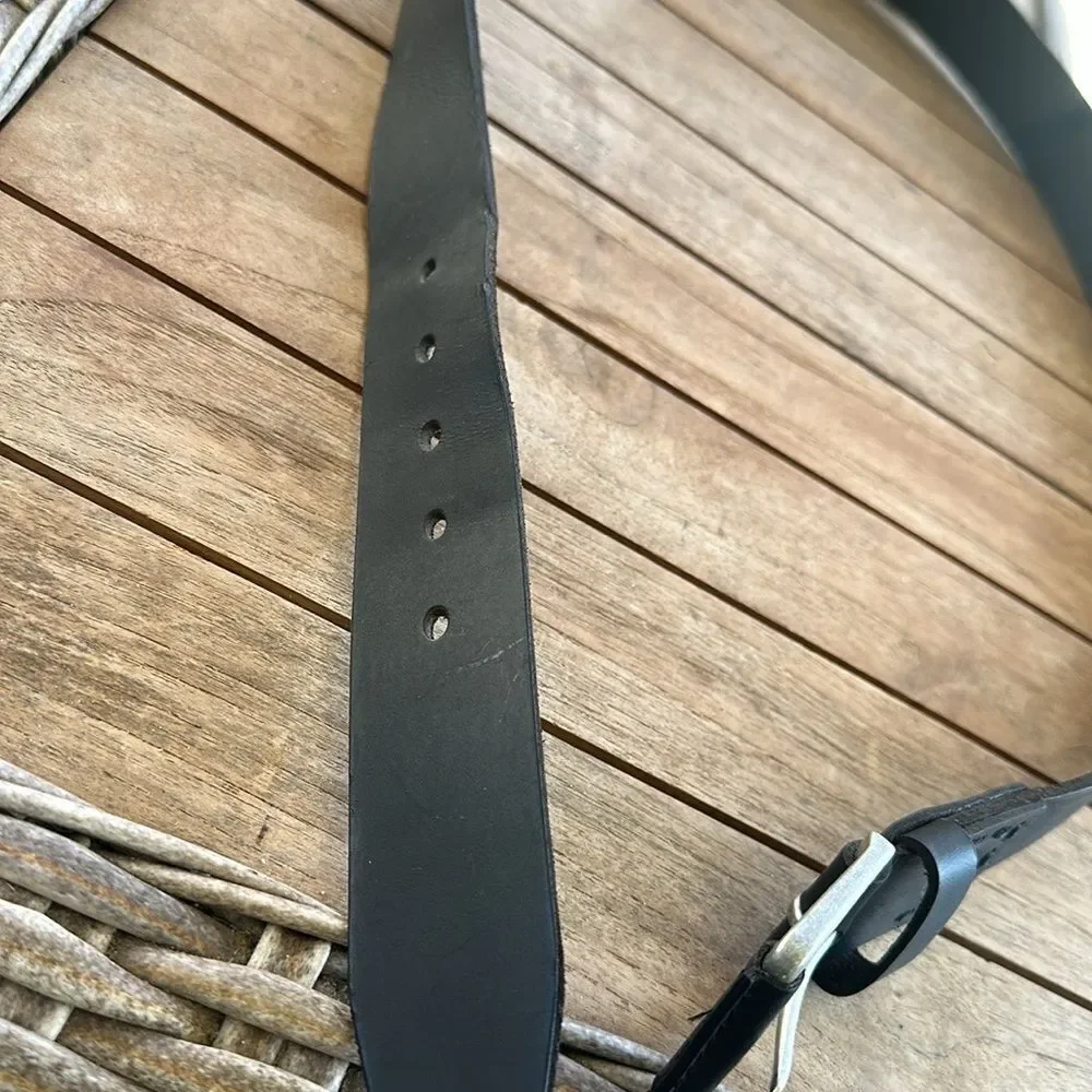 Timberland Black Leather Men’s Belt 44